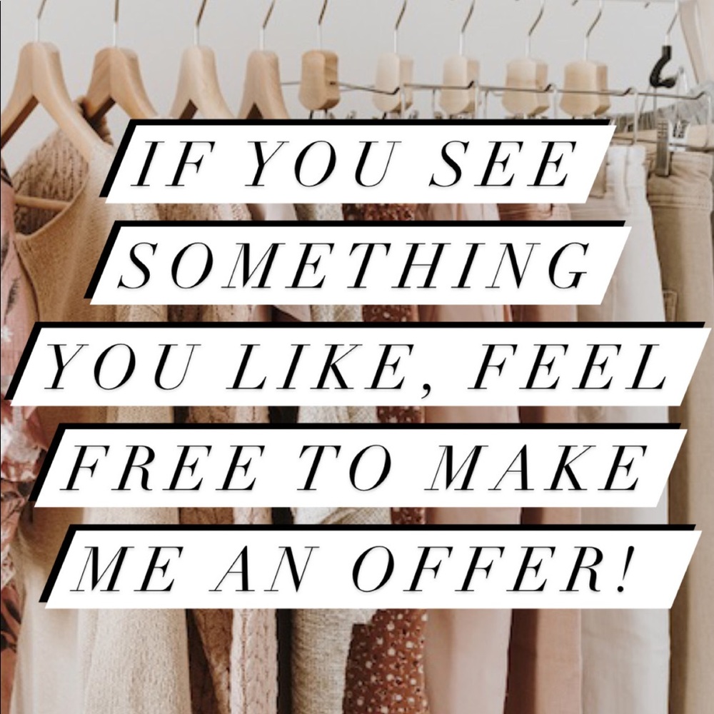 MAKE ME AN OFFER!
